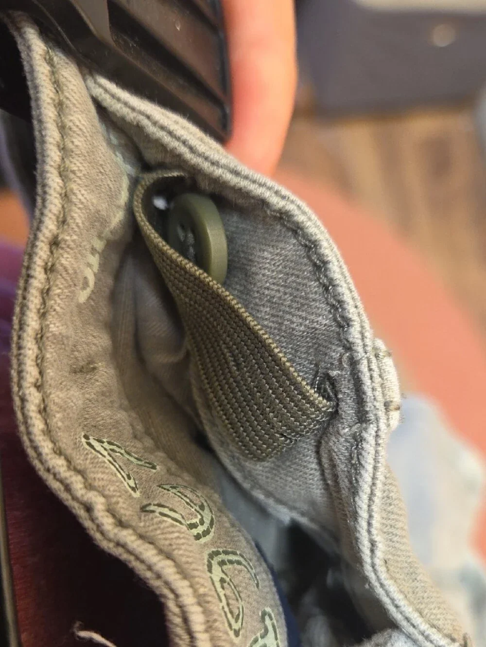 GAP Olive Green Denim Short Shorts